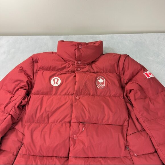 Lululemon Men's Size Large Team Canada 22 Transformable Goose Down Filled Parka - Picture 13 of 16